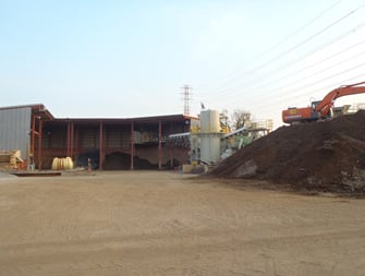 建設発生土リサイクル施設全景 建設発生土リサイクル施設全景